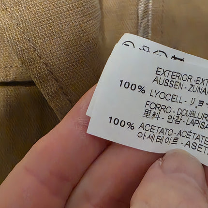 Zara – Brown Open-front Blazer – Size Large – Edge to edge