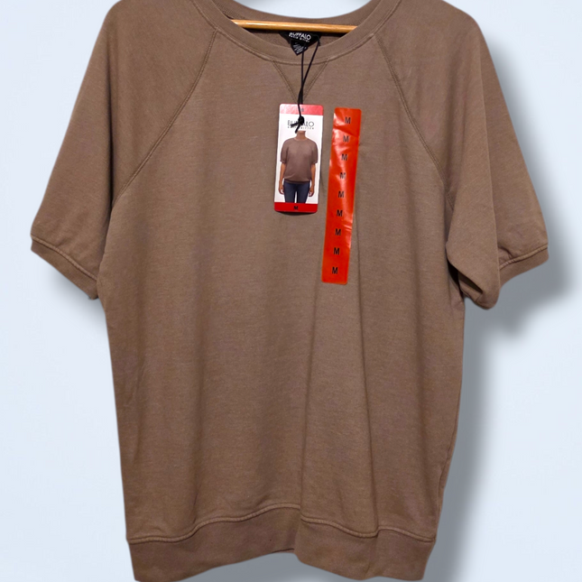 Buffalo – Size Medium – Over-sized Brown Jersey T-Shirt – NWT