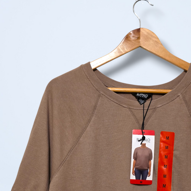 Buffalo – Size Medium – Over-sized Brown Jersey T-Shirt – NWT