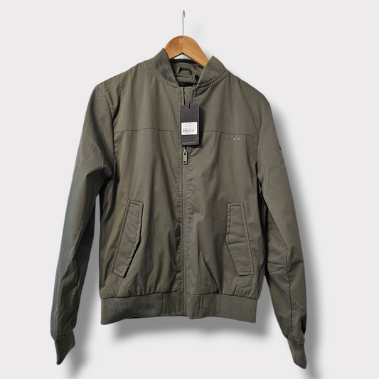 Closure London Men's Bomber Jacket – Khaki – Zip-Up – Size XS – BNWT