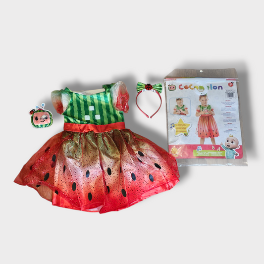 Cocomelon Costume – Age 24-36 Months, Rubies, New with Tags