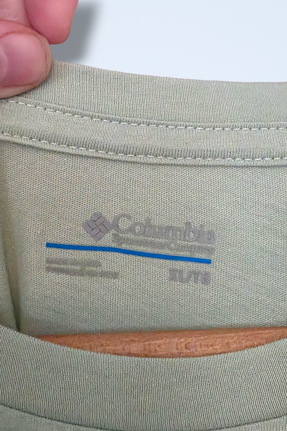 Pale Green Columbia T-Shirt New Size XL Cotton