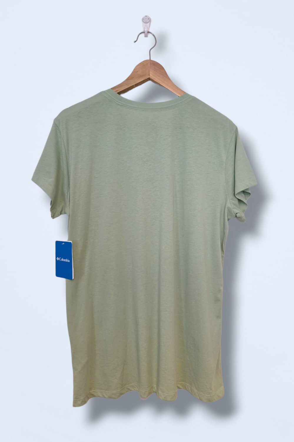 Pale Green Columbia T-Shirt New Size XL Cotton