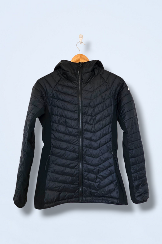 Columbia Ladies Powder Pass Quilted Hooded Jacket Small
