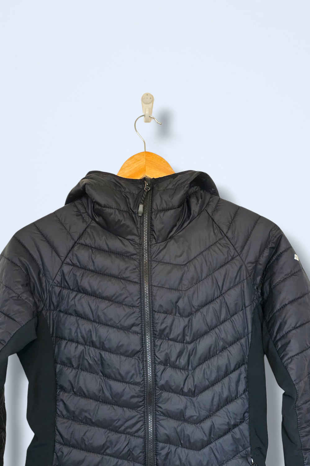 Columbia Ladies Powder Pass Quilted Hooded Jacket Small