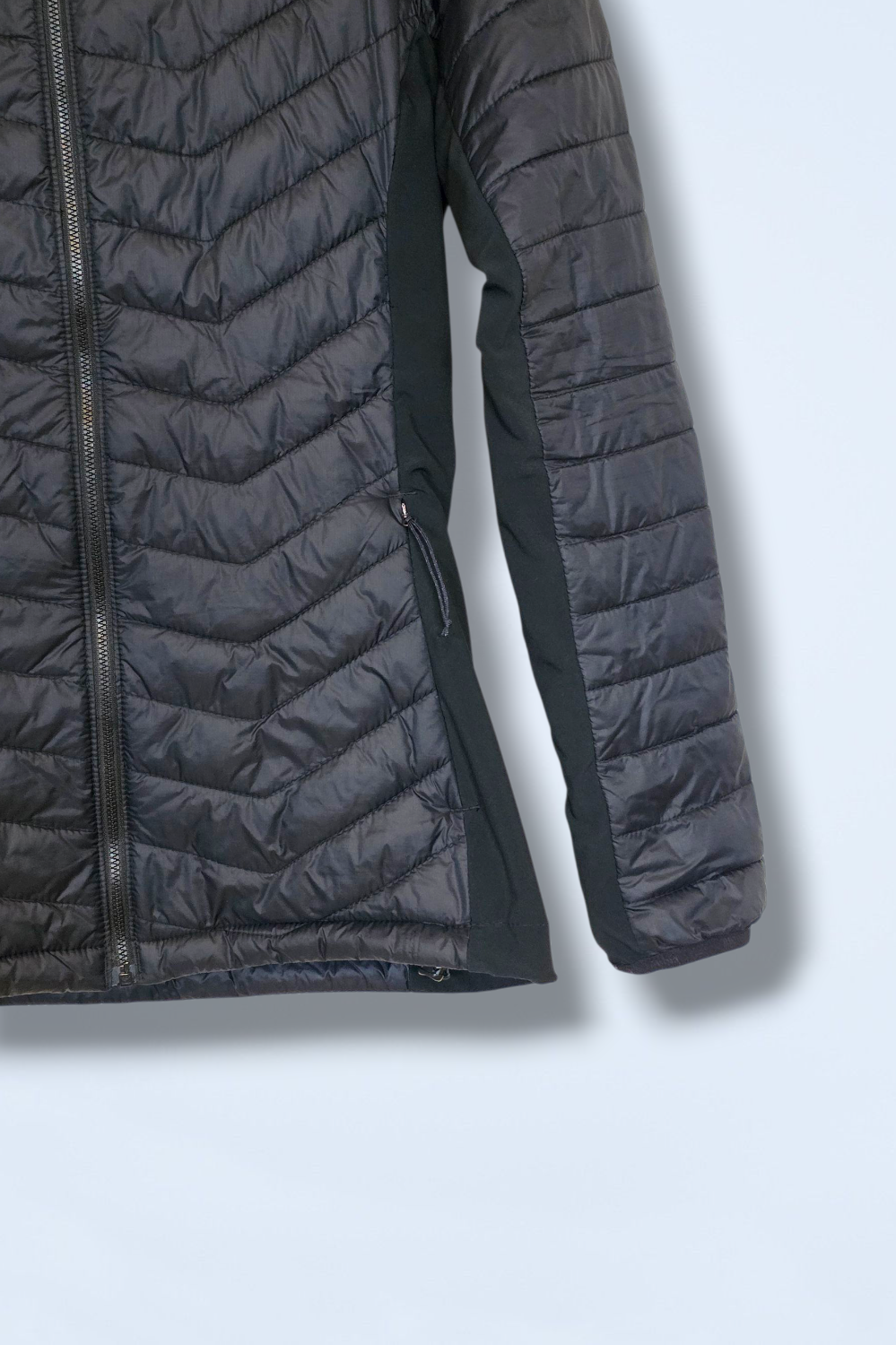 Columbia Ladies Powder Pass Quilted Hooded Jacket Small