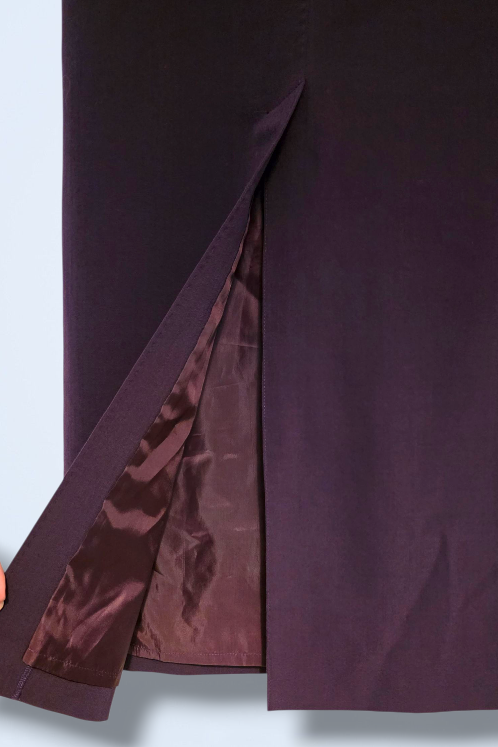 Country Casuals Vintage Plum Purple A Line Skirt UK 14