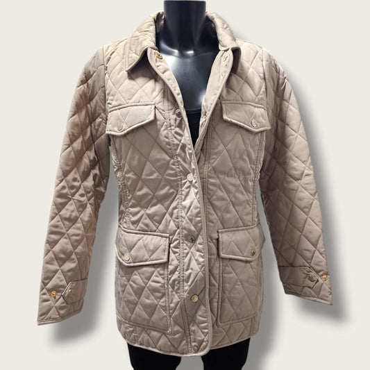 Dannimac New Size 10 Quilted Coat in Stone