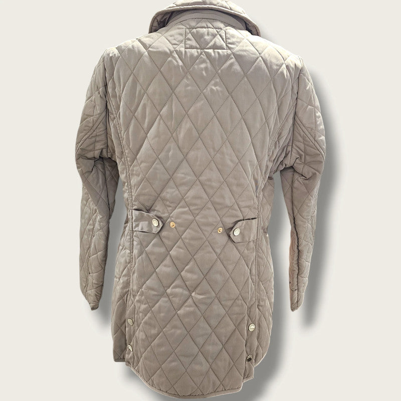 Dannimac New Size 10 Quilted Coat in Stone