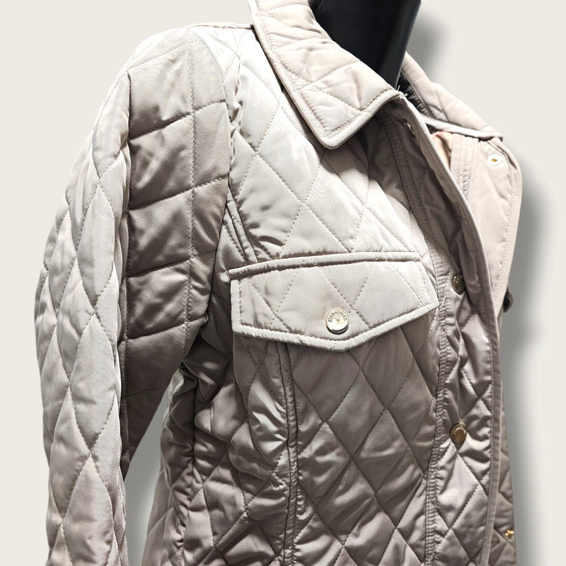 Dannimac New Size 10 Quilted Coat in Stone