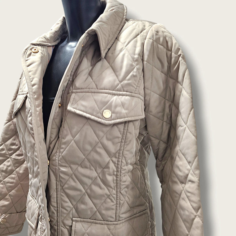 Dannimac New Size 10 Quilted Coat in Stone