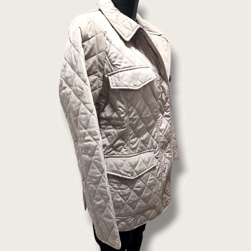 Dannimac New Size 10 Quilted Coat in Stone