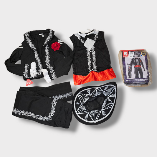 Day of the Dead Señor Bones Costume – Men’s Large – New with Tags