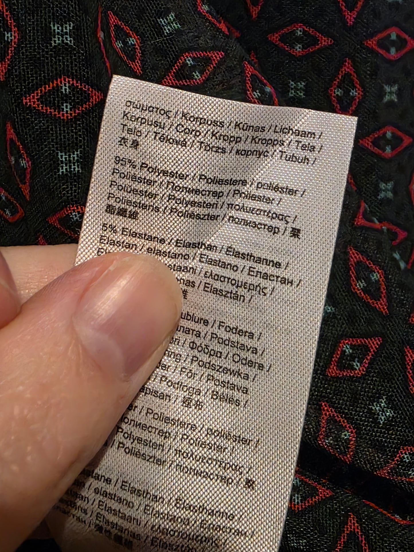 Esprit Long Maxi Printed Dress Autumn Winter New Size Large