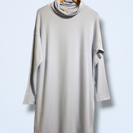 Esprit Pale Blue Long-sleeved Turtle Neck Jumper Dress New Medium