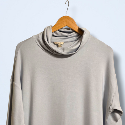 Esprit Pale Blue Long-sleeved Turtle Neck Jumper Dress New Medium