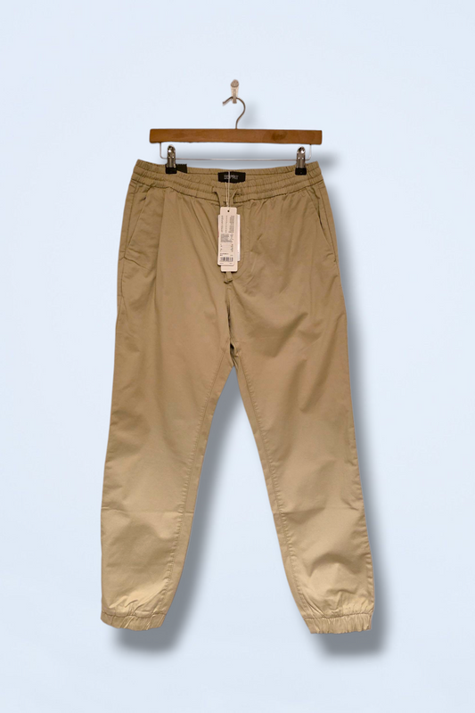 Esprit 30R New Beige Pull On Cropped Trouser