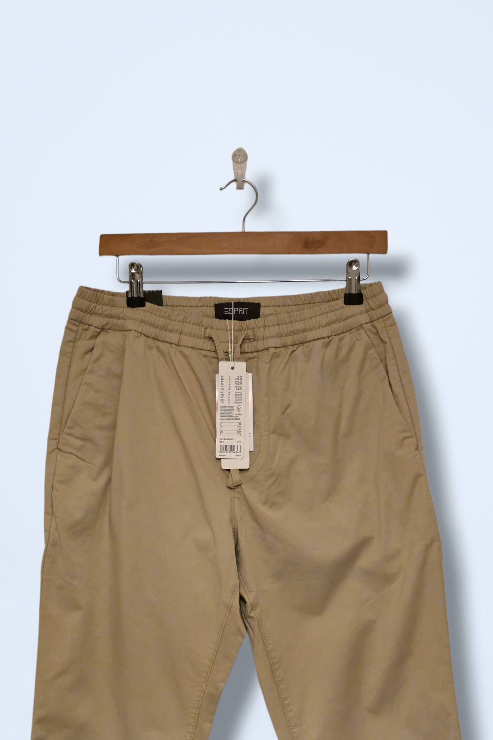 Esprit 30R New Beige Pull On Cropped Trouser