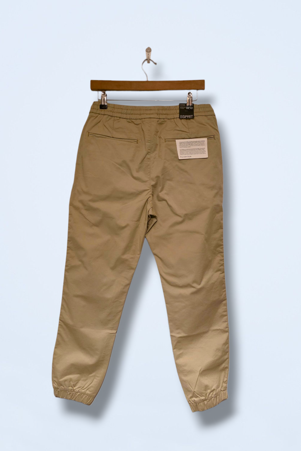 Esprit 30R New Beige Pull On Cropped Trouser