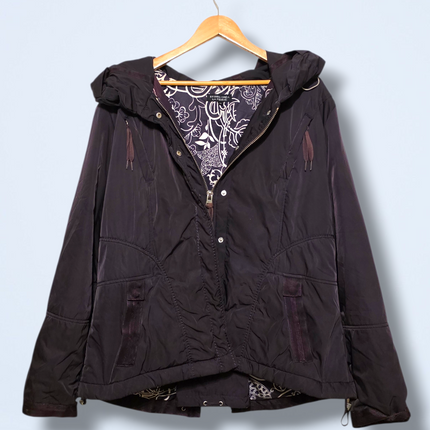 Deep Purple Et Dieu Créa La Femme Coat Size 44 UK 16