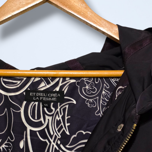 Deep Purple Et Dieu Créa La Femme Coat Size 44 UK 16