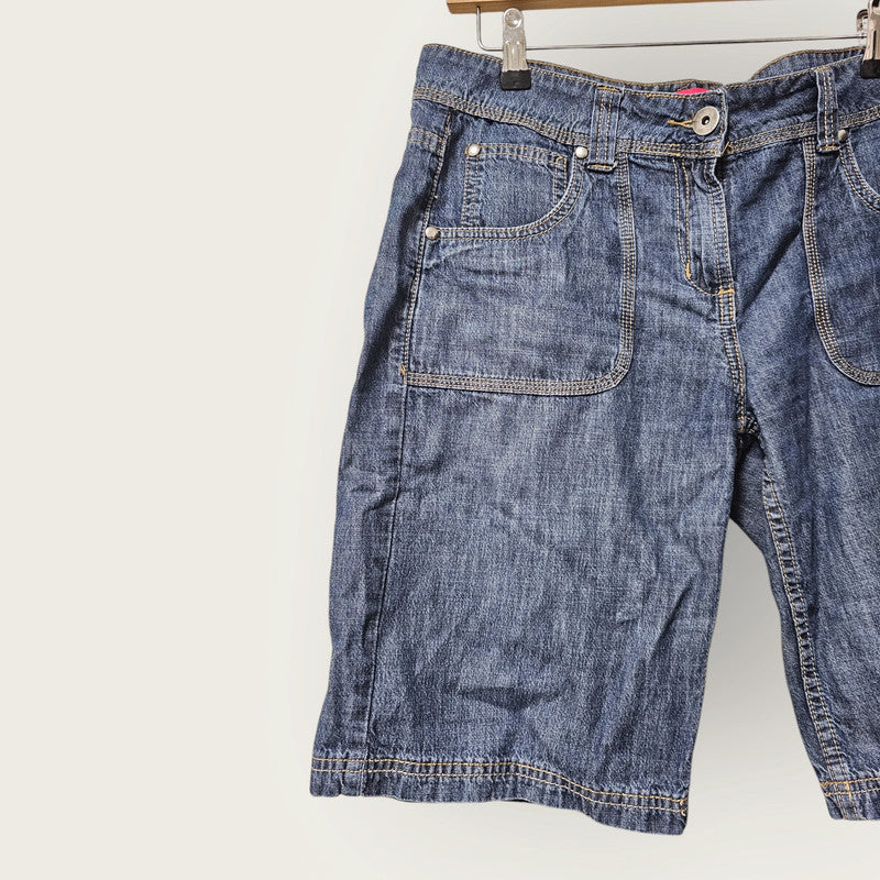 Ethal Austin Knee-length Denim Shorts Y2K