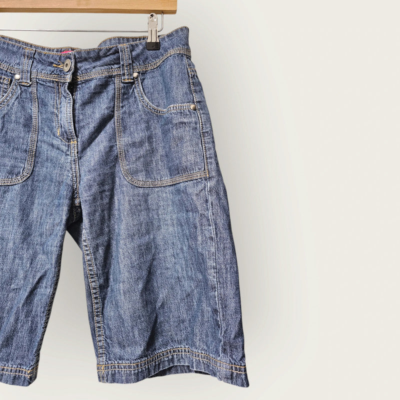 Ethal Austin Knee-length Denim Shorts Y2K