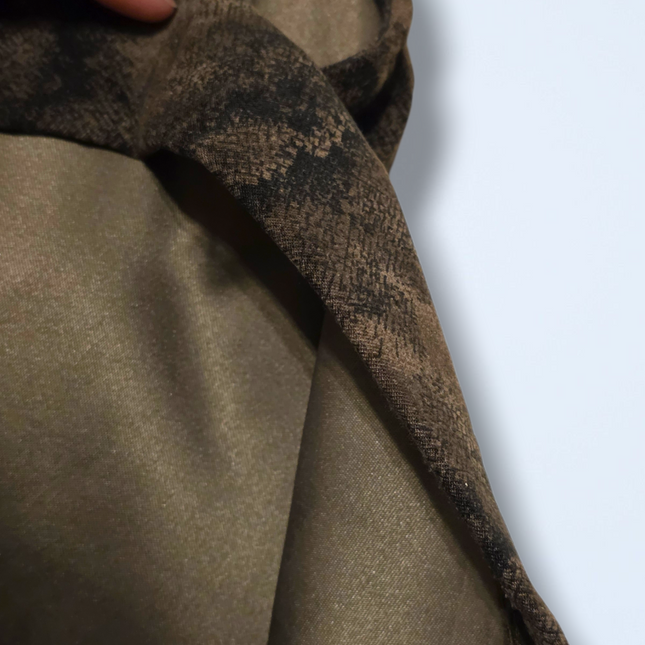 Animal Print 90s Vintage Fairweather Green & Black Dress UK 12