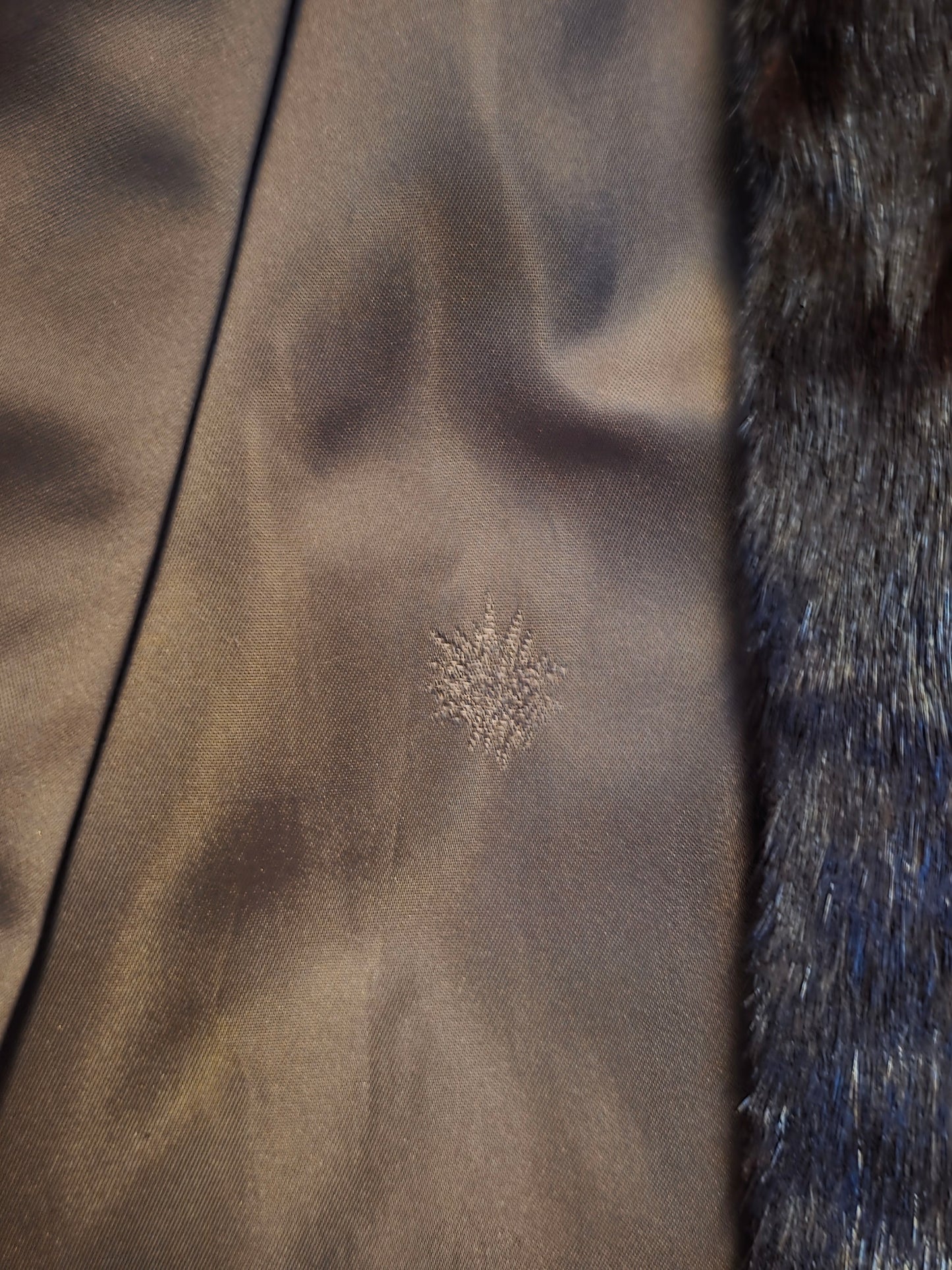 Faux Fur Ermin Mink-style Gilet Waist Coat Hook & Eye