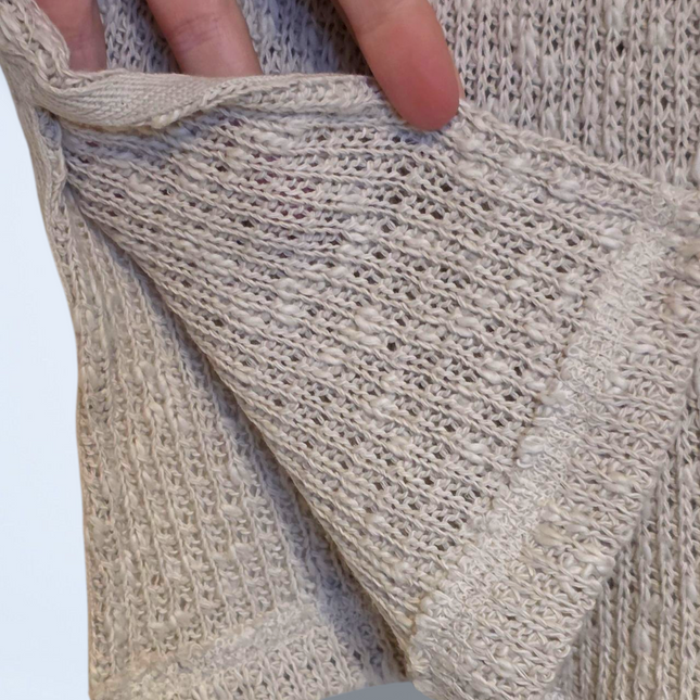 Free People Neutral Cami V-Neck Knitted Finish Size XS