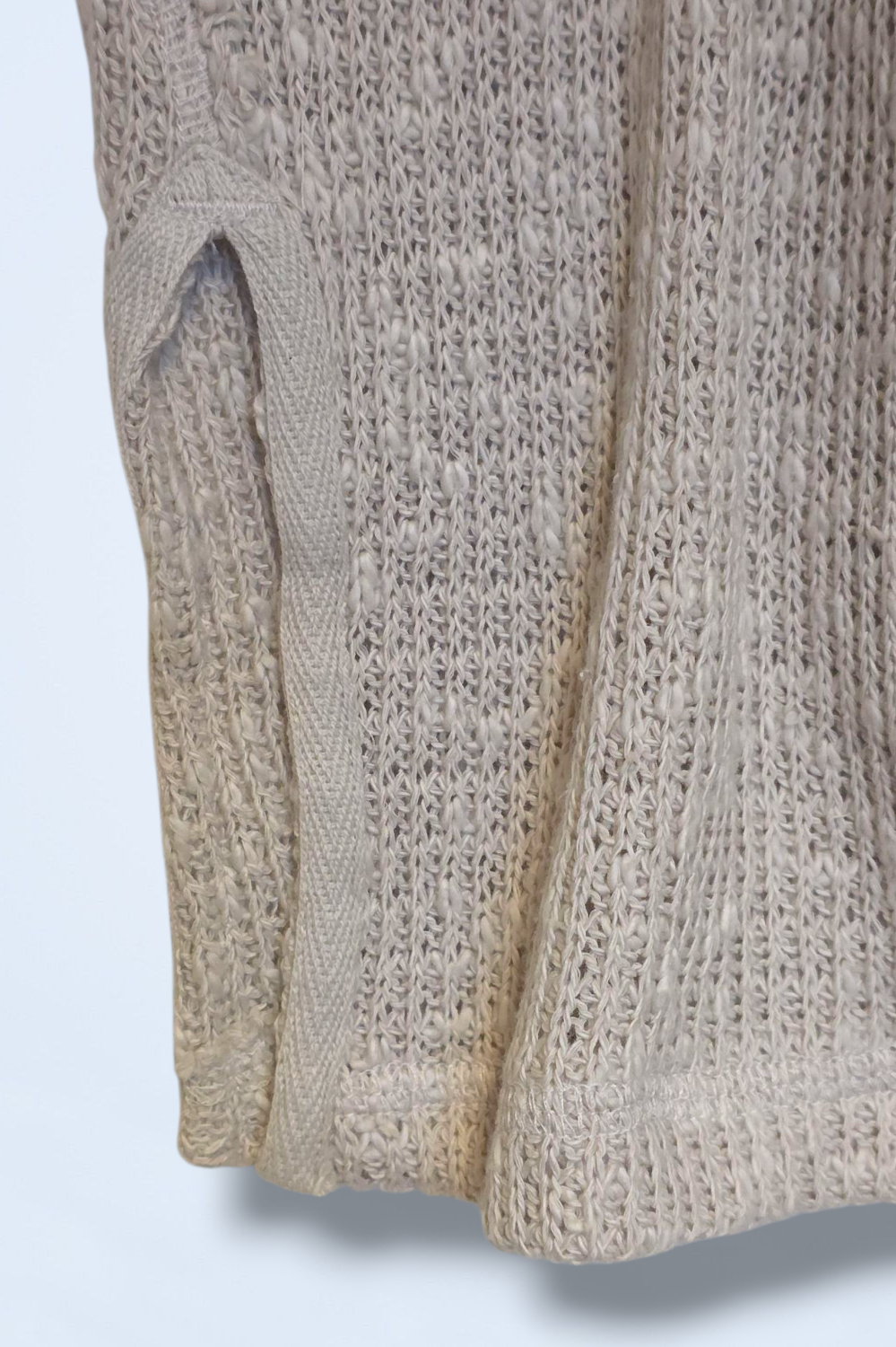 Free People Neutral Cami V-Neck Knitted Finish Size XS