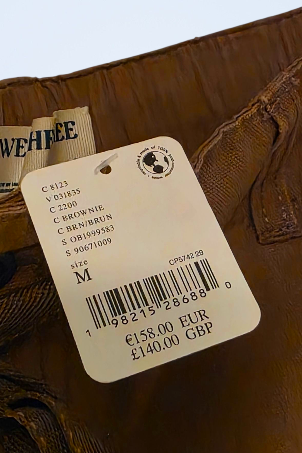 Free People New Hayden Carpenter Jeans Size Medium RRP £140