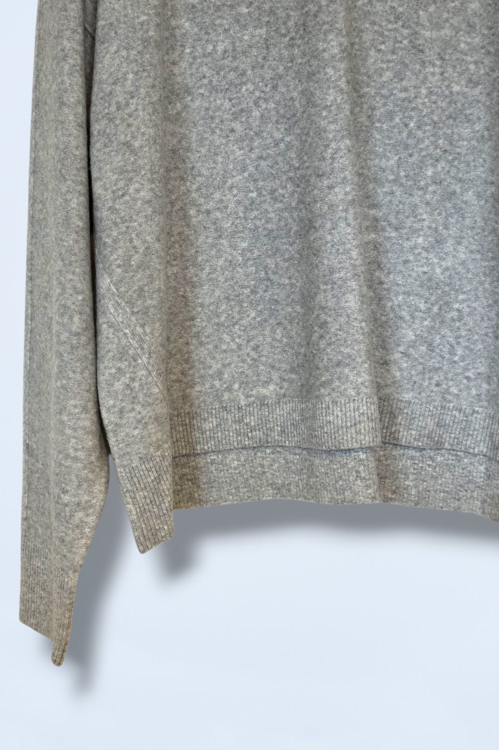 Free People Heather Grey Size Small Knitted Jumper