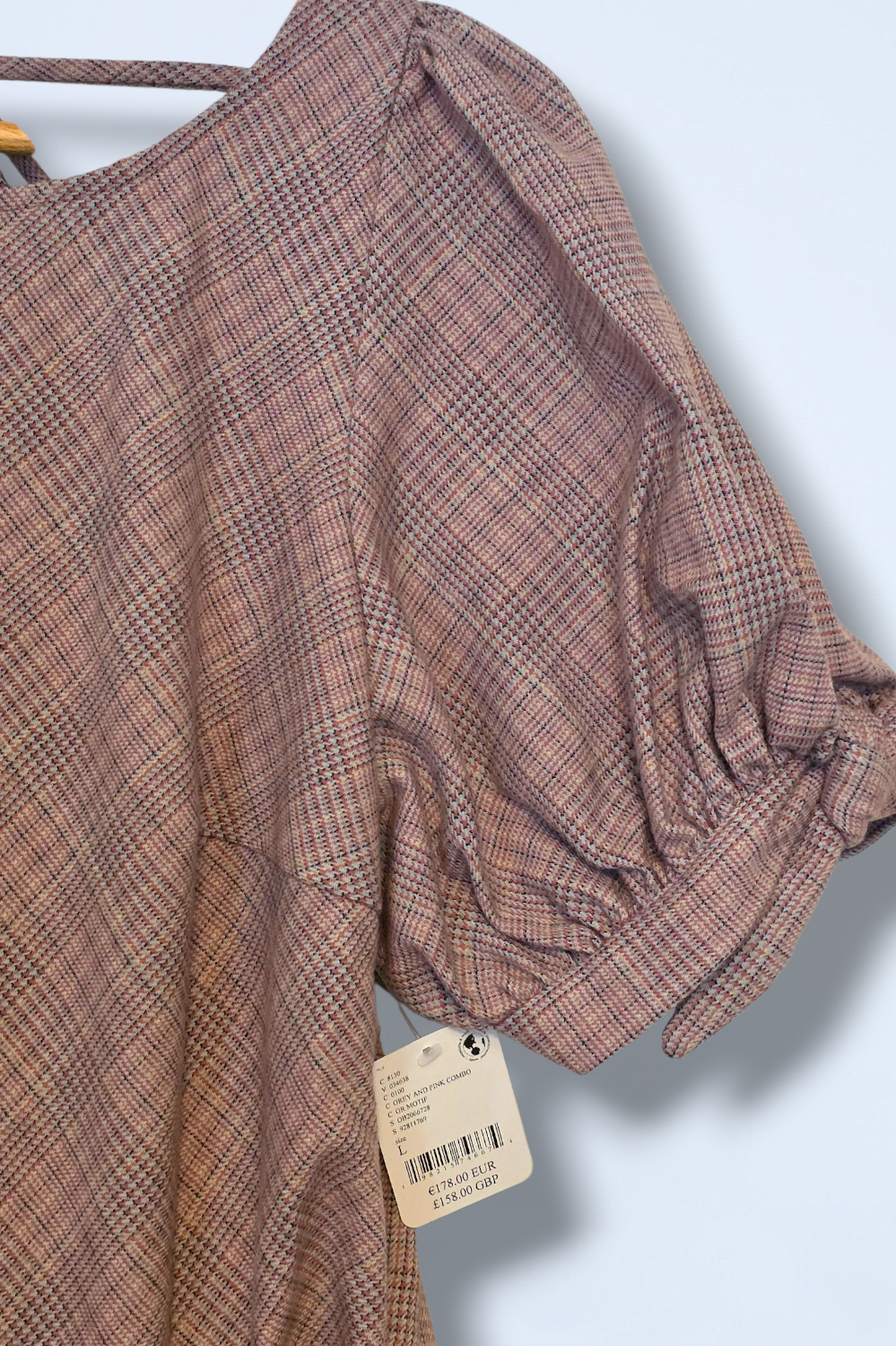 Free People Sevi Plaid Mini Dress New Size Large