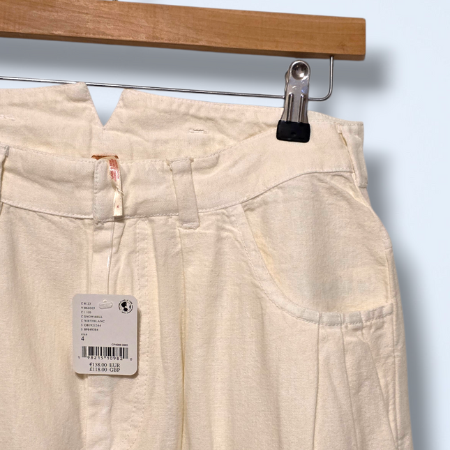 Free People - W28 – NWT – White Sweet Talk Chinos – Wide-leg