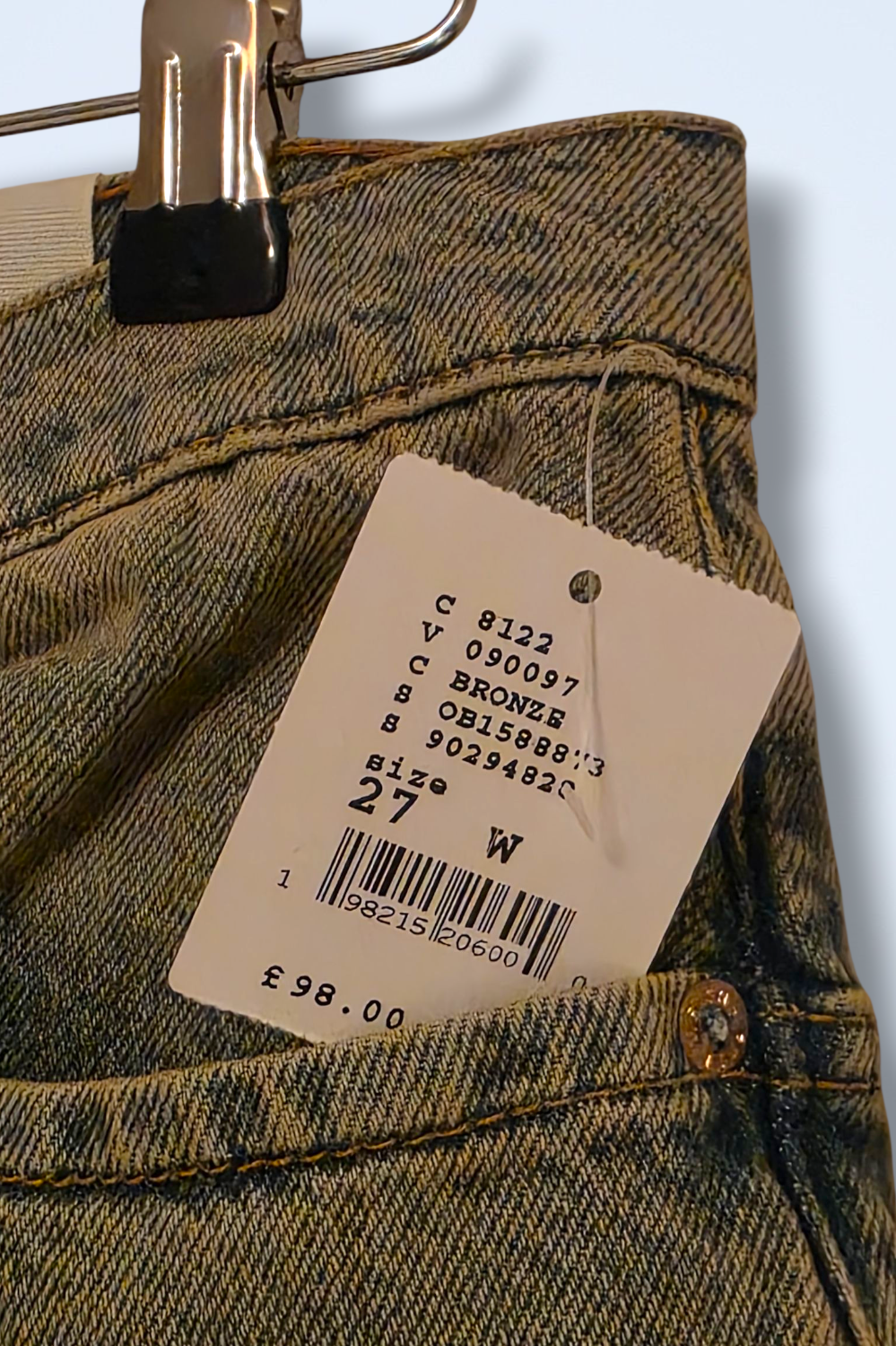 Free People W27 Tinsley Baggy Straight Leg Jeans New