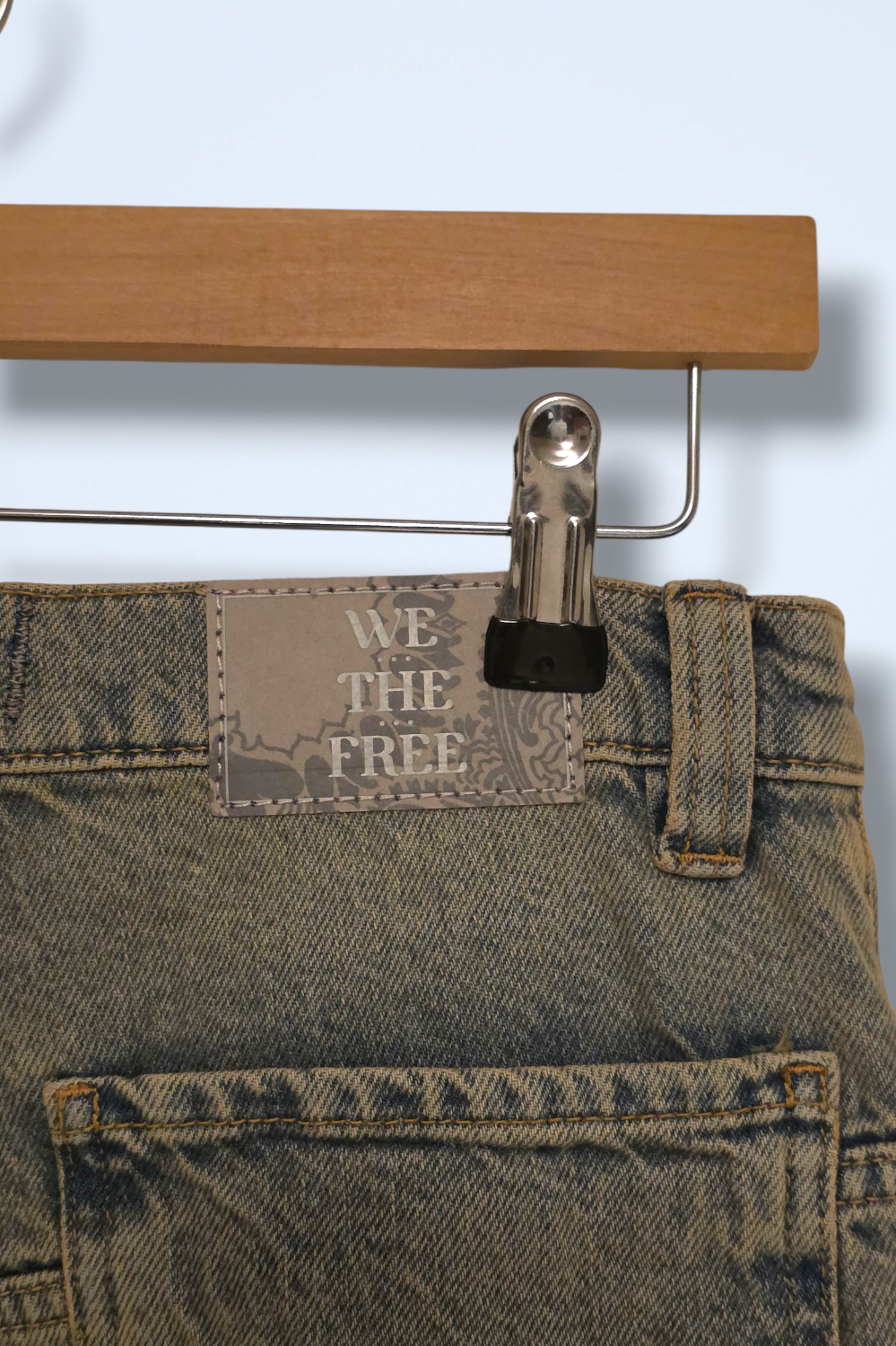 Free People W27 Tinsley Baggy Straight Leg Jeans New