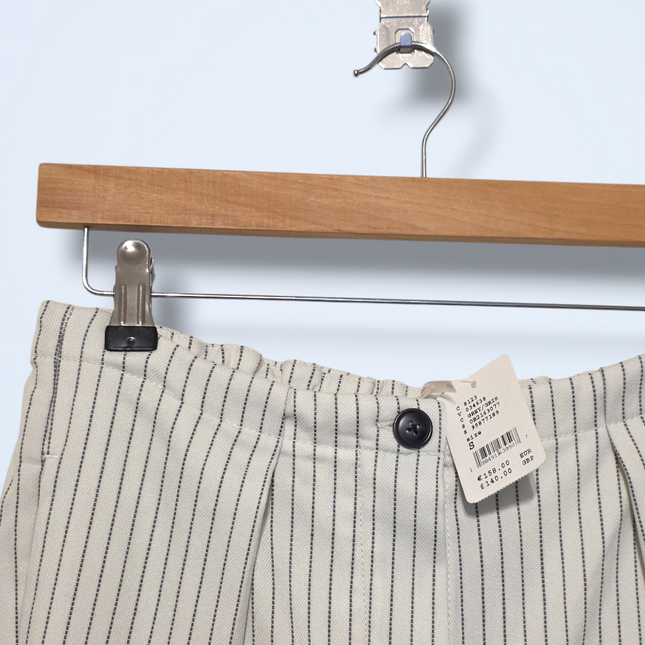 Free People – White Pin-striped Trousers – NWT – Size Small