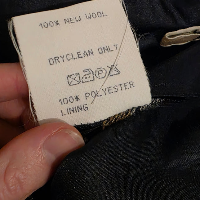 Gor-ray 100% Pure New Wool Plaid Vintage Skirt Size 12