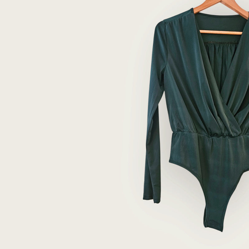 Green Bodysuit New Shein UK Small