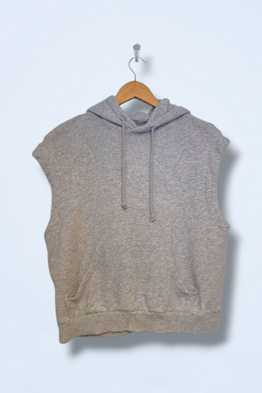 Grey Sleeveless Hooded Sweater from H&M Size Small