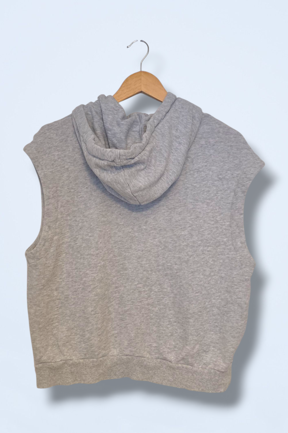 Grey Sleeveless Hooded Sweater from H&M Size Small