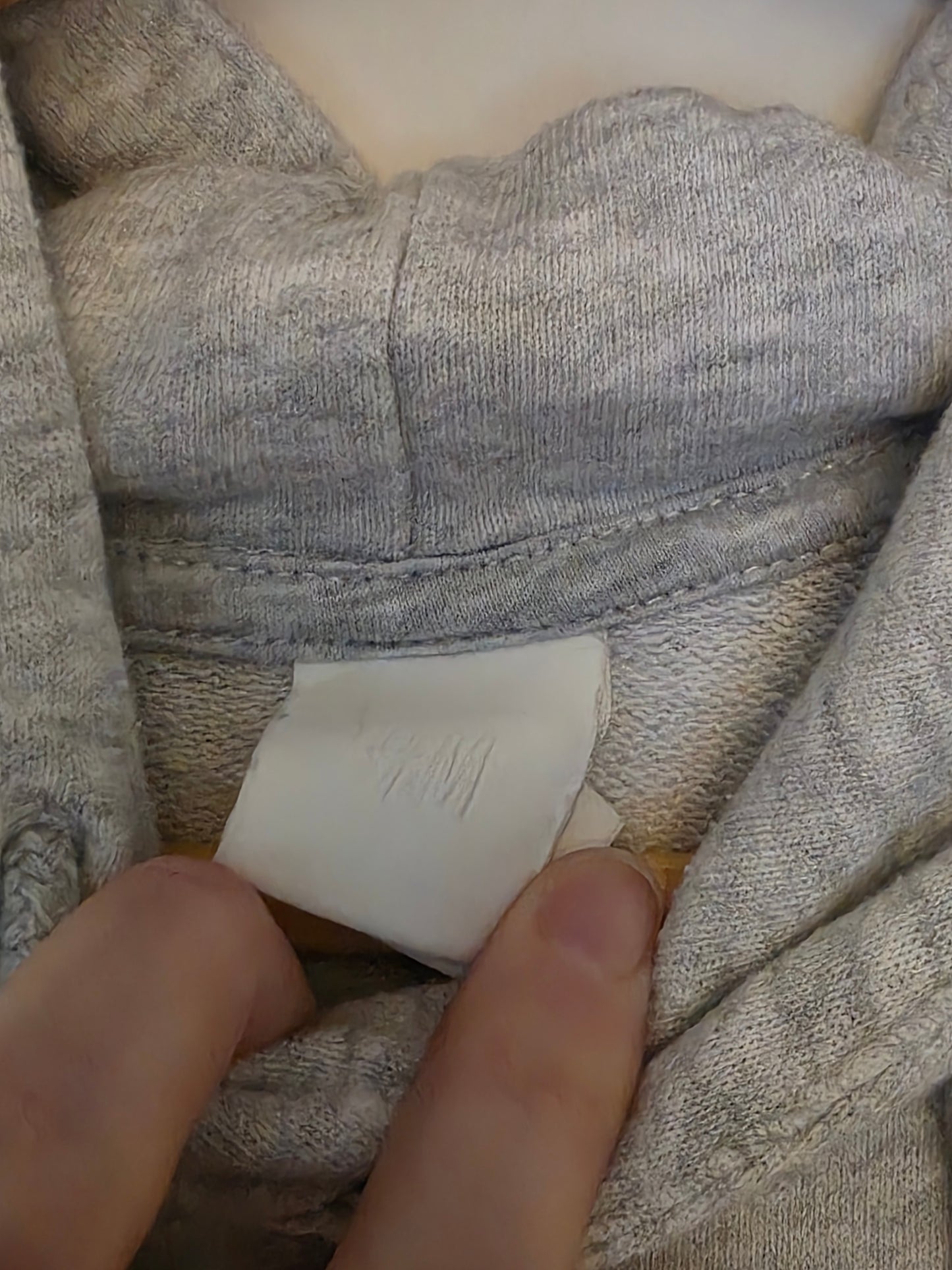 Grey Sleeveless Hooded Sweater from H&M Size Small