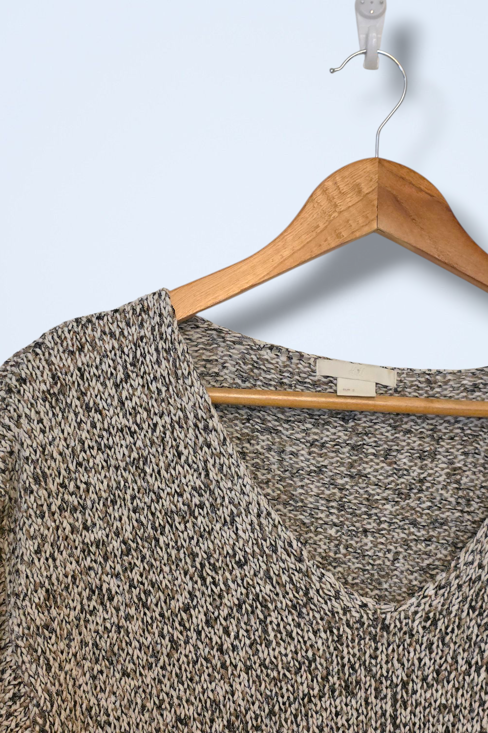 H&M Multi Coloured Knitted V-Neck Jumper Size Small