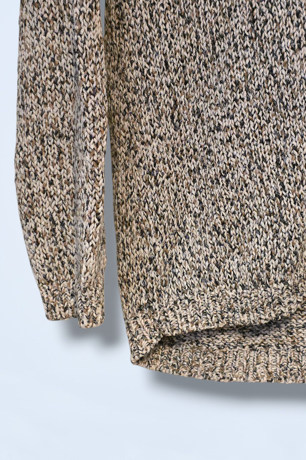 H&M Multi Coloured Knitted V-Neck Jumper Size Small