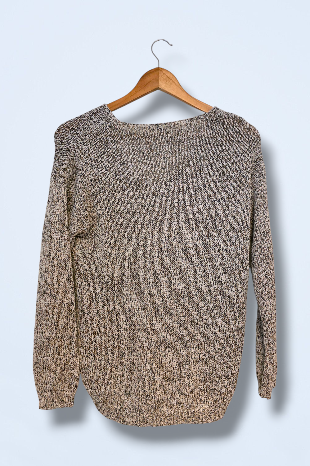 H&M Multi Coloured Knitted V-Neck Jumper Size Small