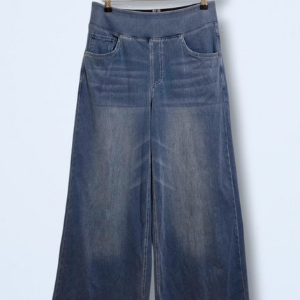 Halara – Size Medium Petite – Wide-leg Elasticated Jeans