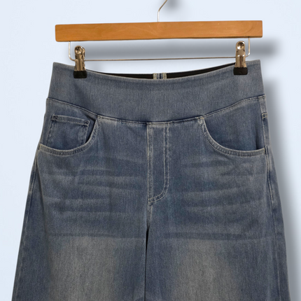 Halara – Size Medium Petite – Wide-leg Elasticated Jeans