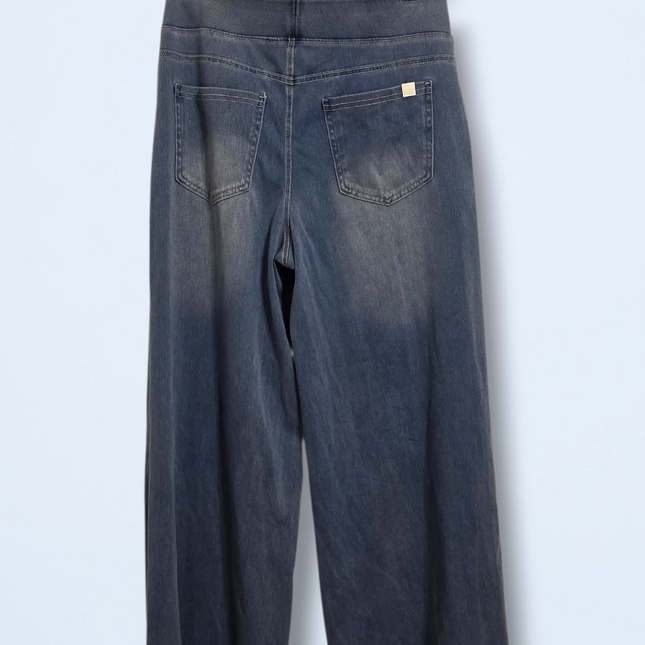 Halara – Size Medium Petite – Wide-leg Elasticated Jeans