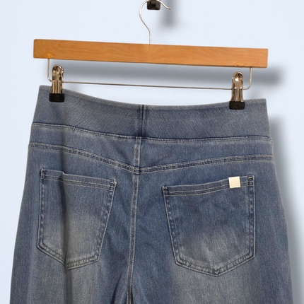 Halara – Size Medium Petite – Wide-leg Elasticated Jeans